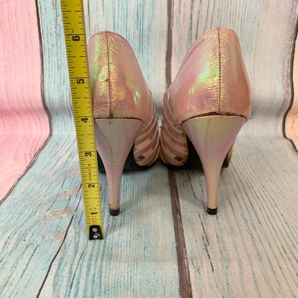 Cute vintage pink heels size 6 - Picture 9 of 12